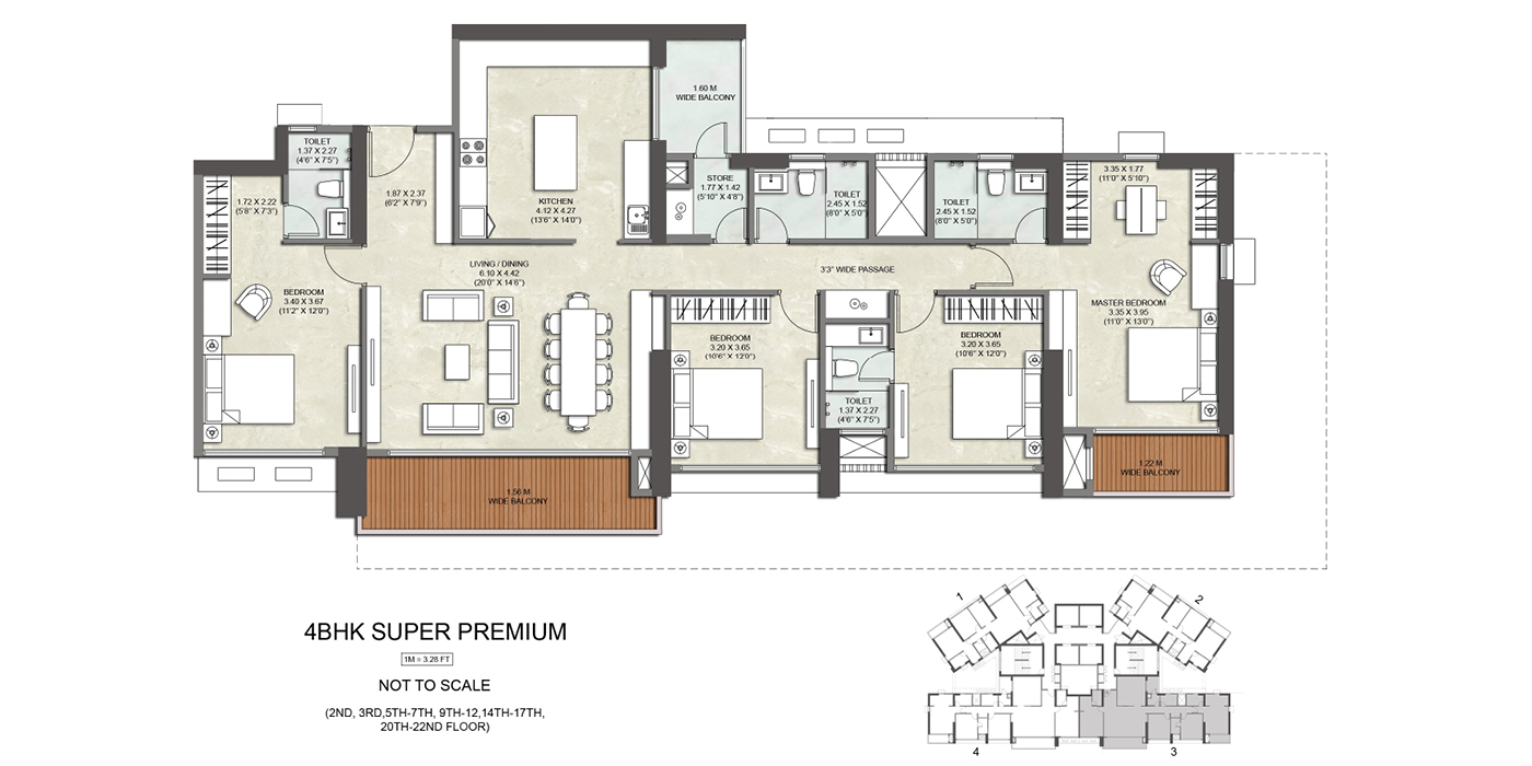 Copy of 4 BHK SUPER PREMIUM FLAT_3_G-3