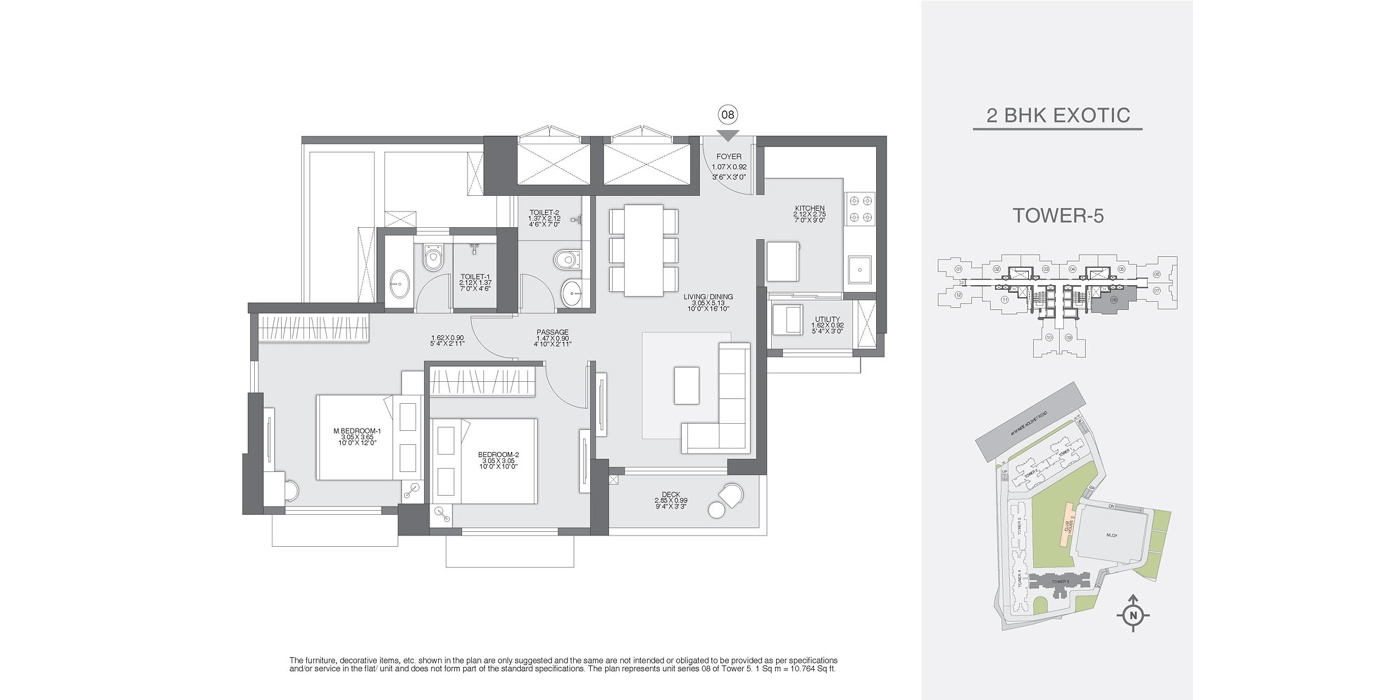 Godrej-ascend---2-BHK---696-Sq-Ft---Unit-Plan