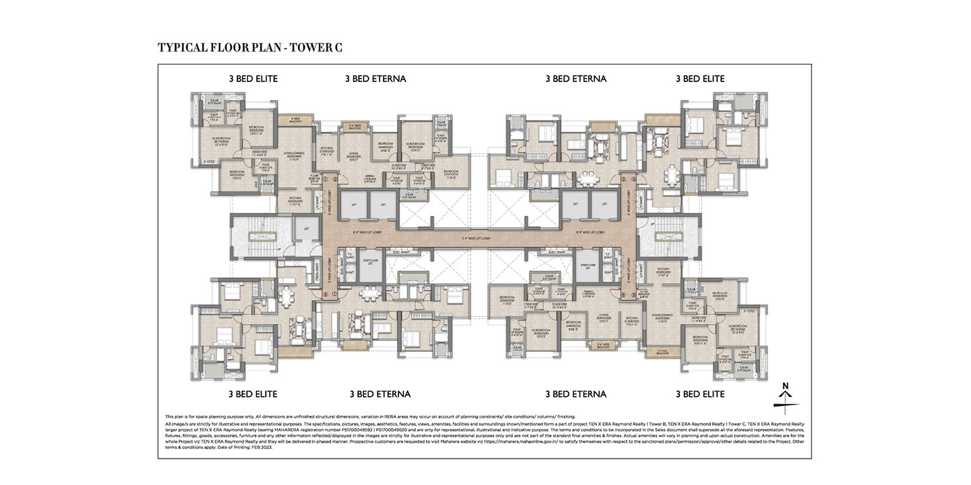 TYPICAL-UNIT-PLAN--TOWER-C3